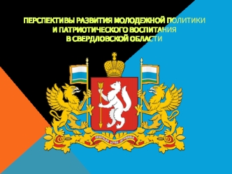 Перспективы развития молодежной политики и патриотического воспитания в Свердловской области