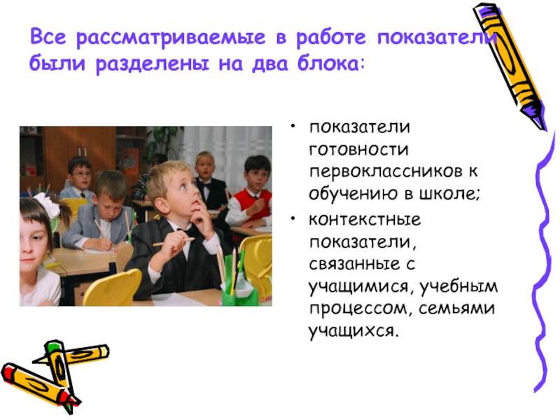 Готовность первоклассников к обучению в школе