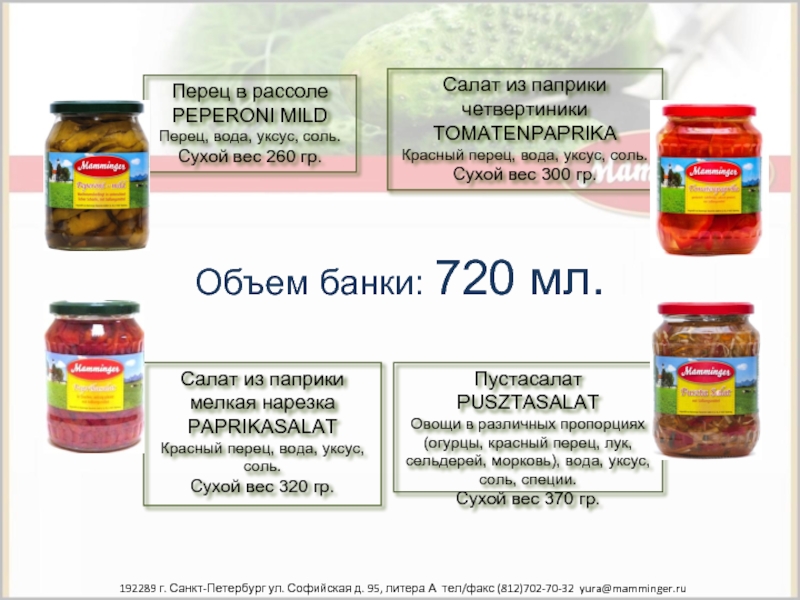 Сухой вес. ООО Маммингер. Маммингер Санкт-Петербург. Солевая жидкость перец. Паприка масса сух.