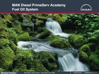 MAN Diesel PrimeServ Academy Fuel Oil System