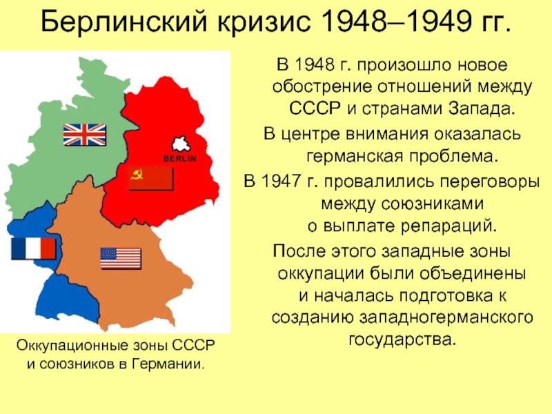 Берлинский кризис причины и итоги