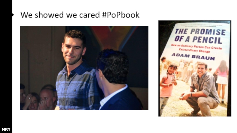We showed we cared #PoPbook