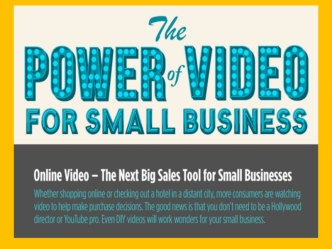29 Video Marketing Facts For Small Businesses [Infographic]