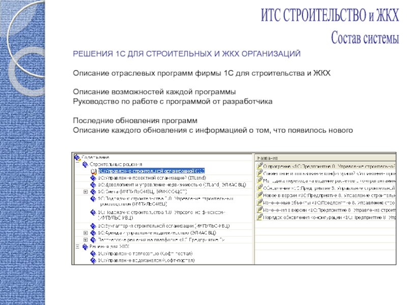 Программа фирма. Каждая отраслевая программа содержит.