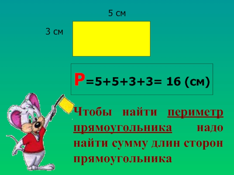 Периметр прямоугольника 1 класс презентация