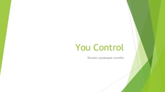 You Control. Бизнес-разведка онлайн