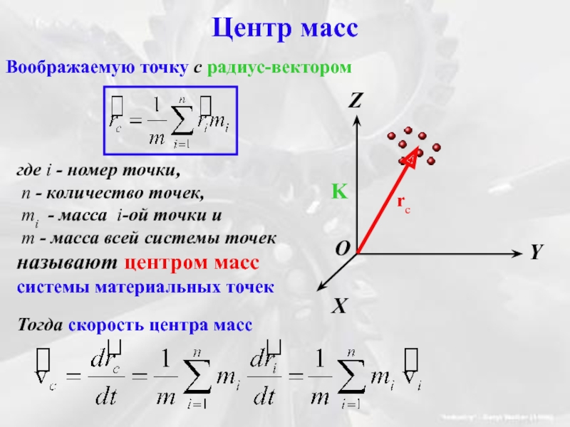 Определите координаты материальной точки