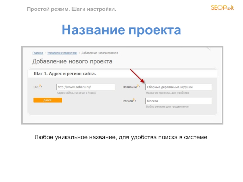 Настройка шагов. Режим простоя. Как можно назвать свой сайт варианты. Режим простого поиска. Как ввести просто режим.