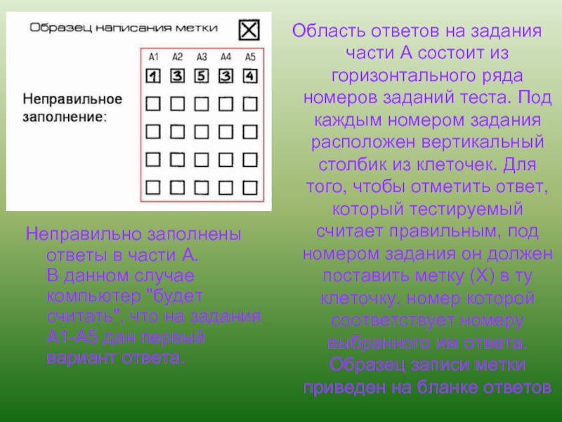 Область ответов