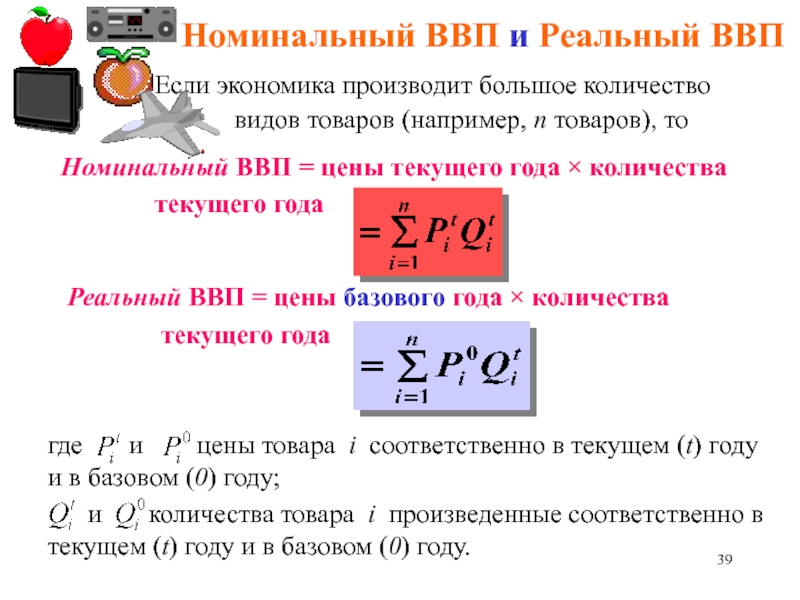 Естественный реальный ввп