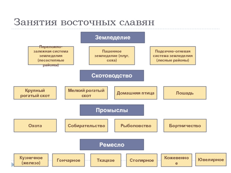 Система восточных славян. Занятия восточных славян схема. Хозяйство восточных славян таблица. Занятия восточных славян таблица. Системы земледелия у восточных славян.