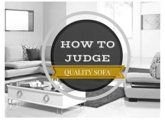 How to Judge a Good Quality Sofa