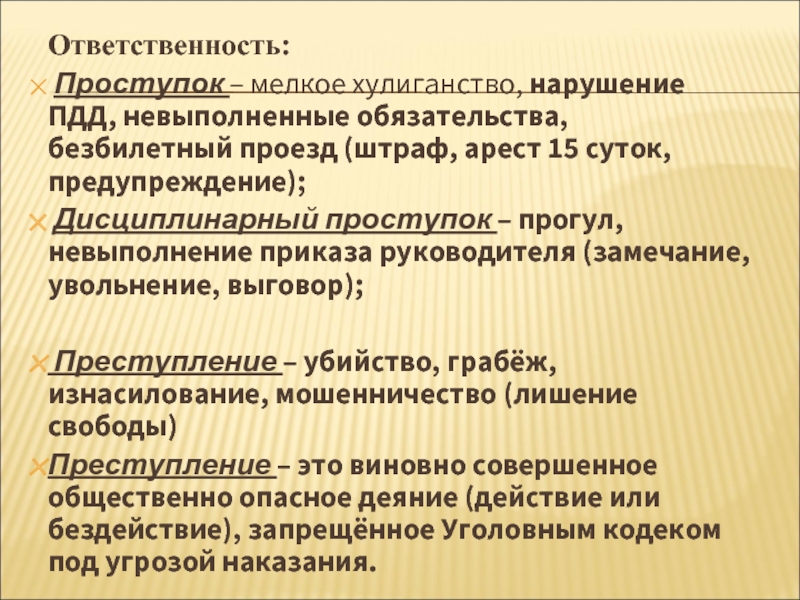 Наложение штрафа за безбилетный проезд на транспорте это мера ответственности