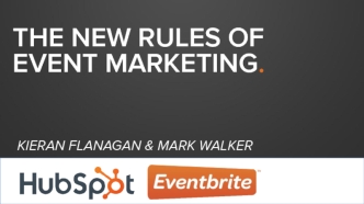 THE NEW RULES OF EVENT MARKETING.