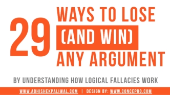 29 Ways to Lose (and Win) Any Argument