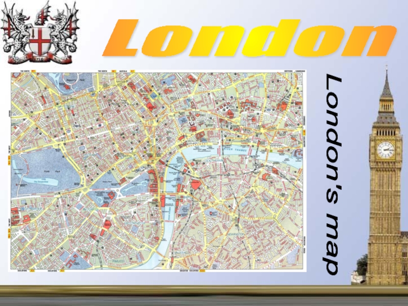 London's map  London