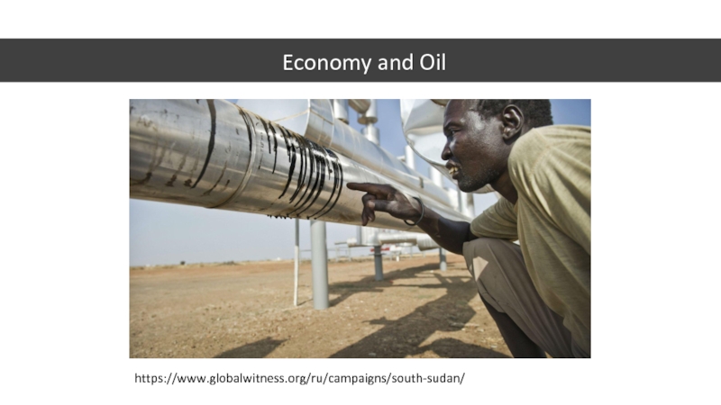 Economy and Oil  https://www.globalwitness.org/ru/campaigns/south-sudan/