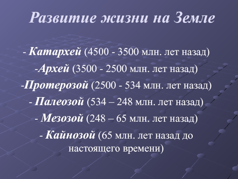 3500 млн лет