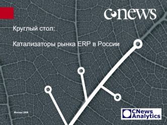 Круглый стол:Катализаторы рынка ERP в России