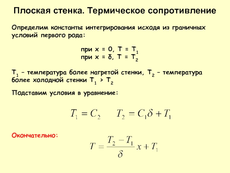 Термическое сопротивление слоя