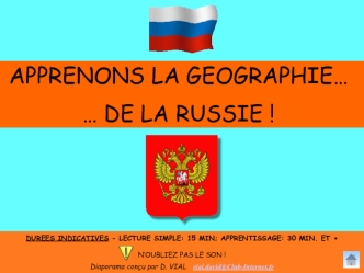 Apprenons la geographie de la Russie