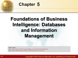 Chapter 5. Foundations of business intelligence: databases and information management