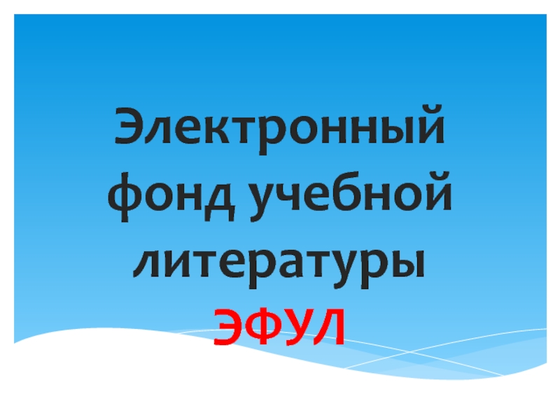 Электронный фонд. Презентация ЭФУЛ. ЭФУЛ. Эл фонд. ЭФУЛ заполнение.