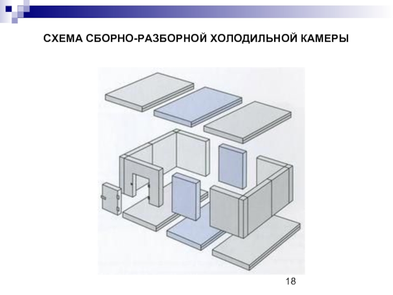 Холодильные камеры схема