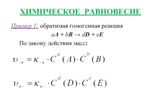 Химическое равновесие