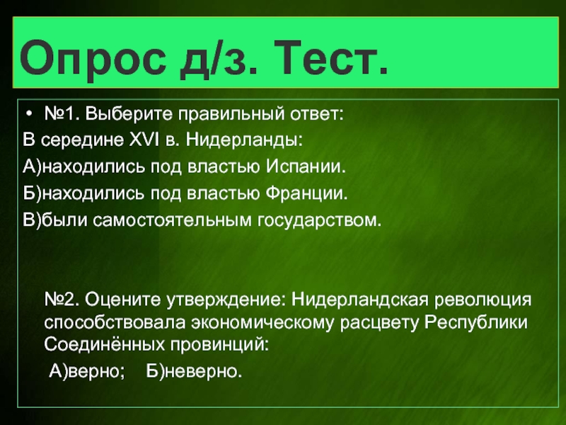 Реферат: Английская революция