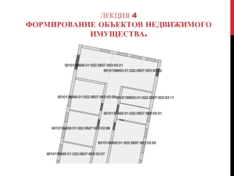 Формирование объектов недвижимого имущества