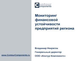 Мониторинг финансовой устойчивости предприятий региона