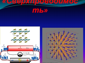 Презентация по теме:Сверхпроводимость