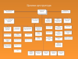 Целевая оргструктура