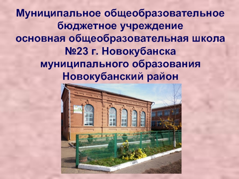 Новокубанск гимназия