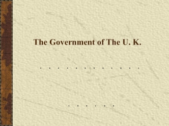 The government of the U.K