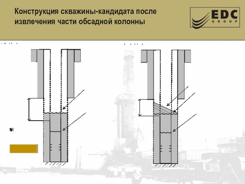 Конструкция скважины. Конструкция обсадных колонн. Обоснование конструкции скважины. Извлечение части обсадных колонн. Обоснование диаметра обсадной колонны.