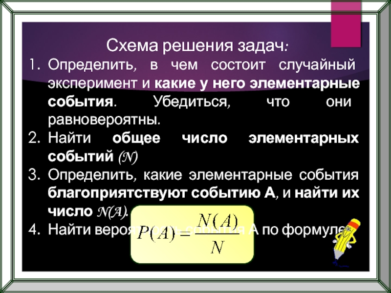 Элементарные события презентация