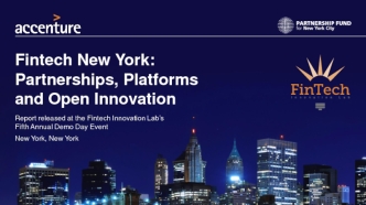Fintech New York: Partnerships, Platforms and Open Innovation