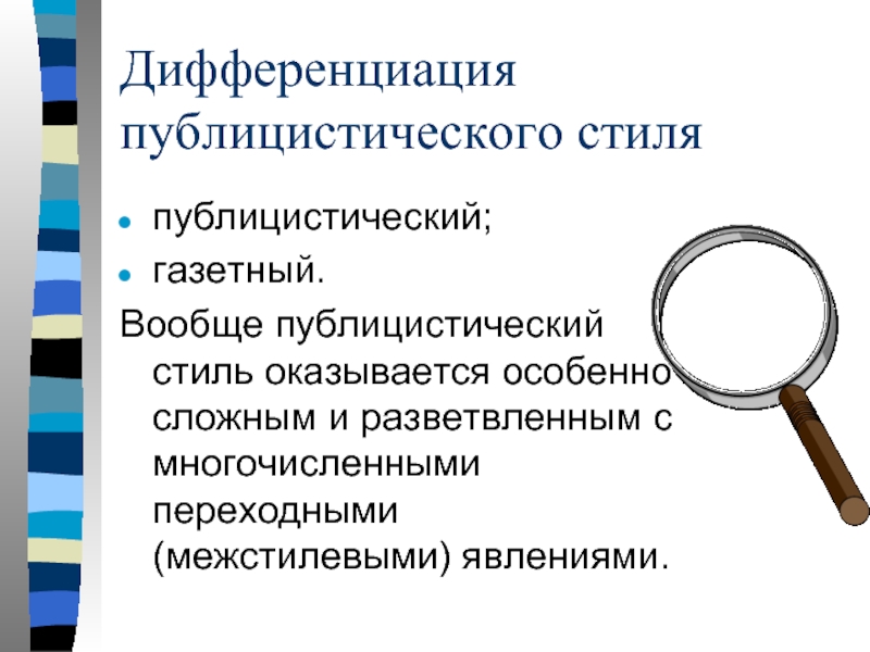 Газетно публицистический стиль презентация