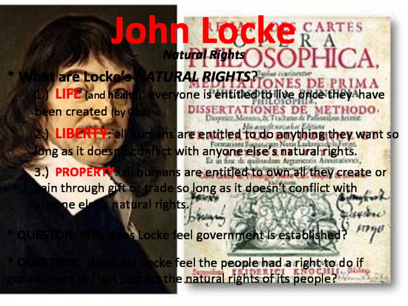 Реферат: John Locke Philosophy Essay Research Paper The