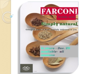 Company Farconi offers dried herbs in bags of 1-10 kg