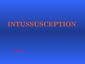 Intussusception definition