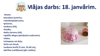 Mājas darbs. 18 janvārim