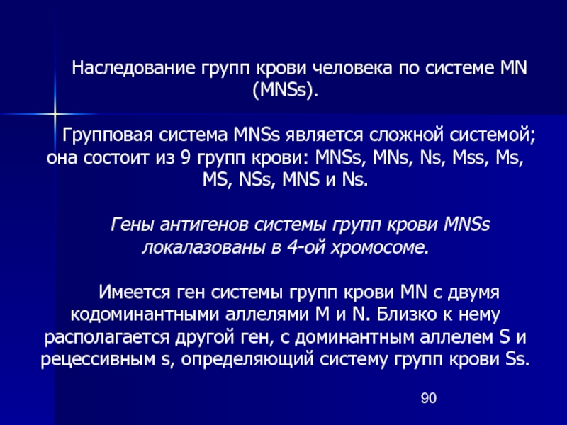 Проект наследование групп крови