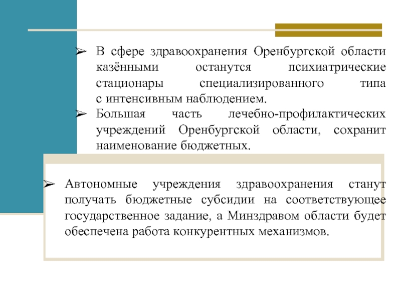 Государственное бюджетное учреждение оренбургской области