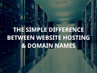What is the difference between a domain name and hosting?
