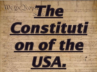 The Constitution of the USA.