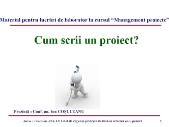 Material pentru lucrări de laborator la cursul “Management proiecte”