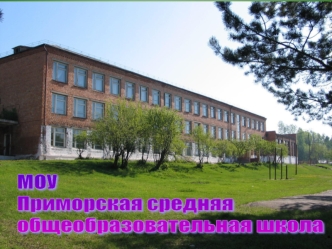 МОУ 
Приморская средняя 
общеобразовательная школа